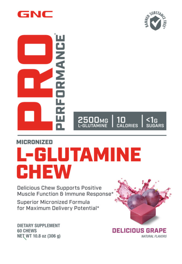 GNC-Pro-Performance-L-Glutamine-Chew-Delicious-Grape